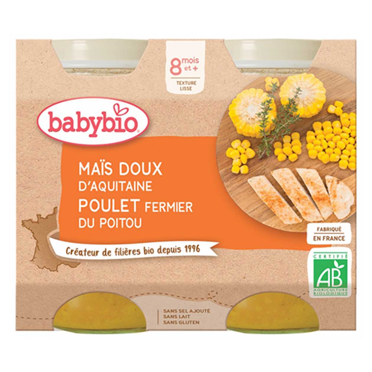 Babybio - Lunch Menu Chicken with Vegetables /8 months+/ 200g 0521 #2