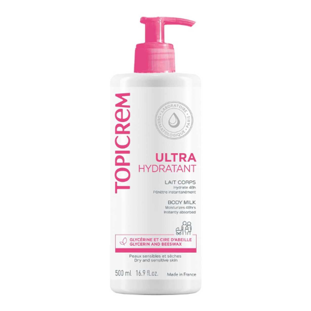 Topicreme - Body Milk Ultra Moisturizing for Dry/Sensitive Skin 500ml 2286/4747/4877