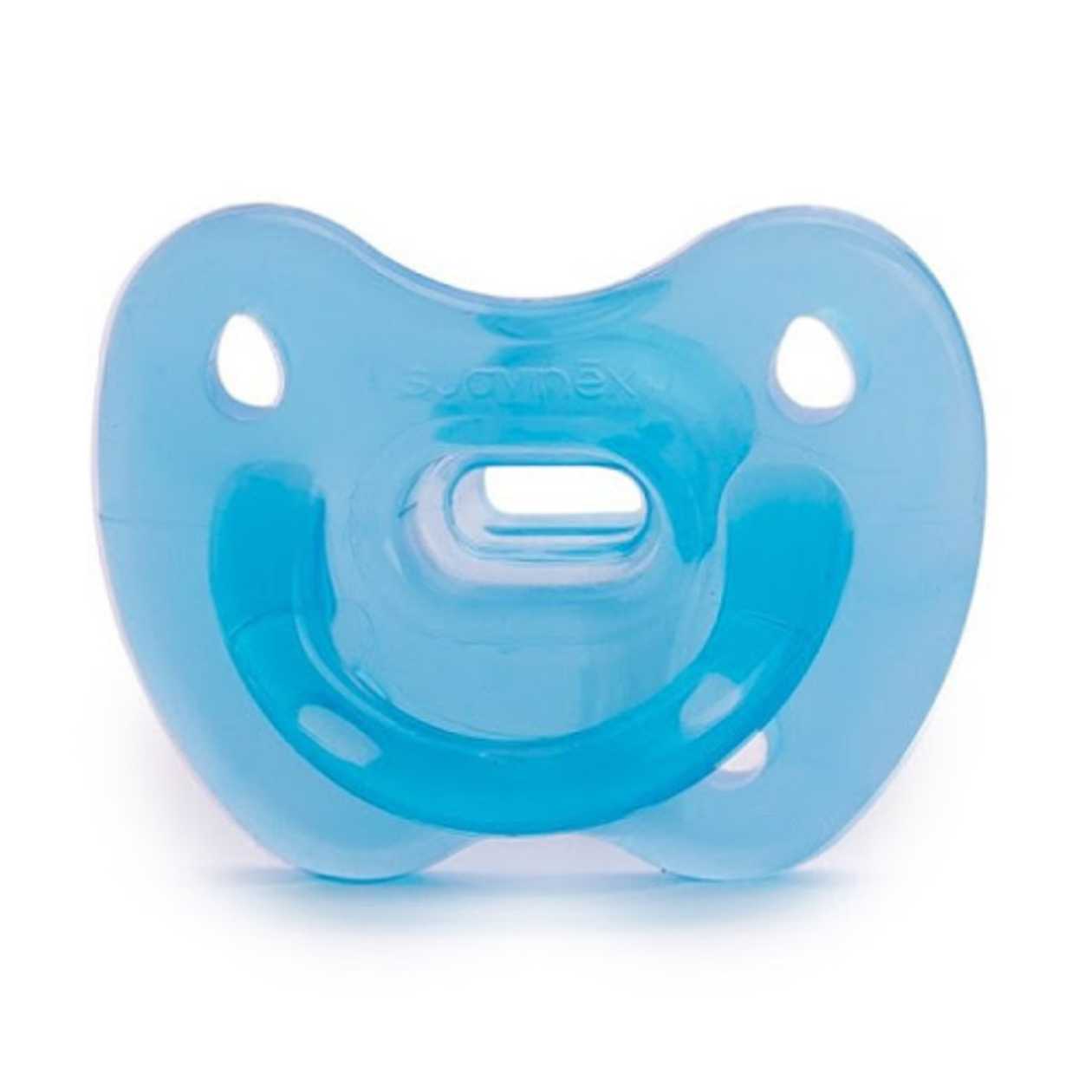 Suavinex - Anatomical Blue Silicone Teether /0-6m/ 4007 #1