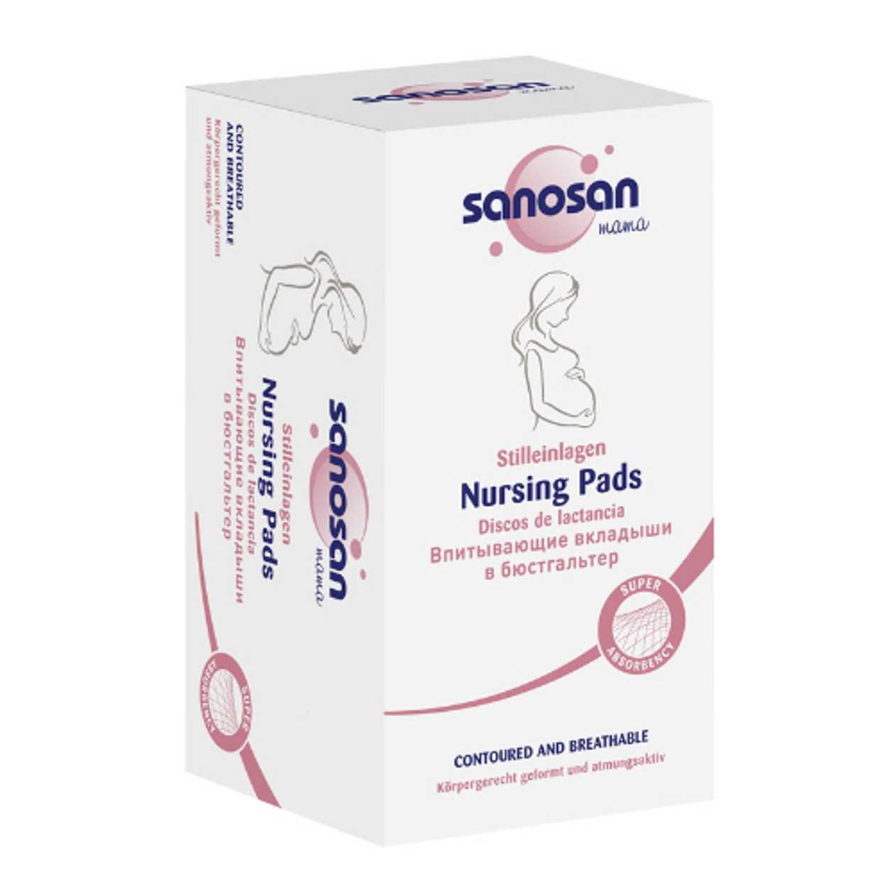 Sanosan - Breast Pads for Nursing Mothers 9433/8052-4030/7251 #30