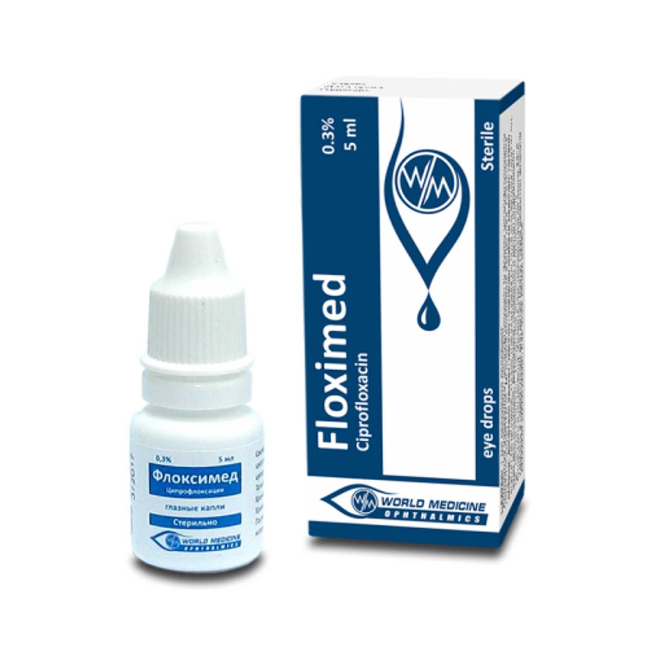 Floximed Eye/Ear Drops 0.3% 5ml Bottle #1