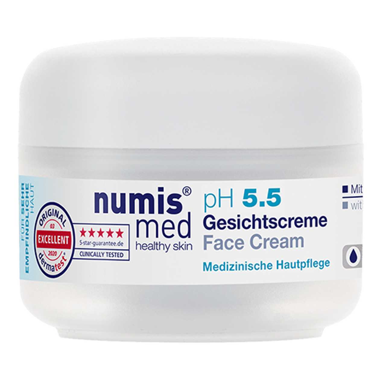 Numis Med - pH 5.5 Sensitive Face Cream Day and Night 50ml 1216/9199/9705/3070