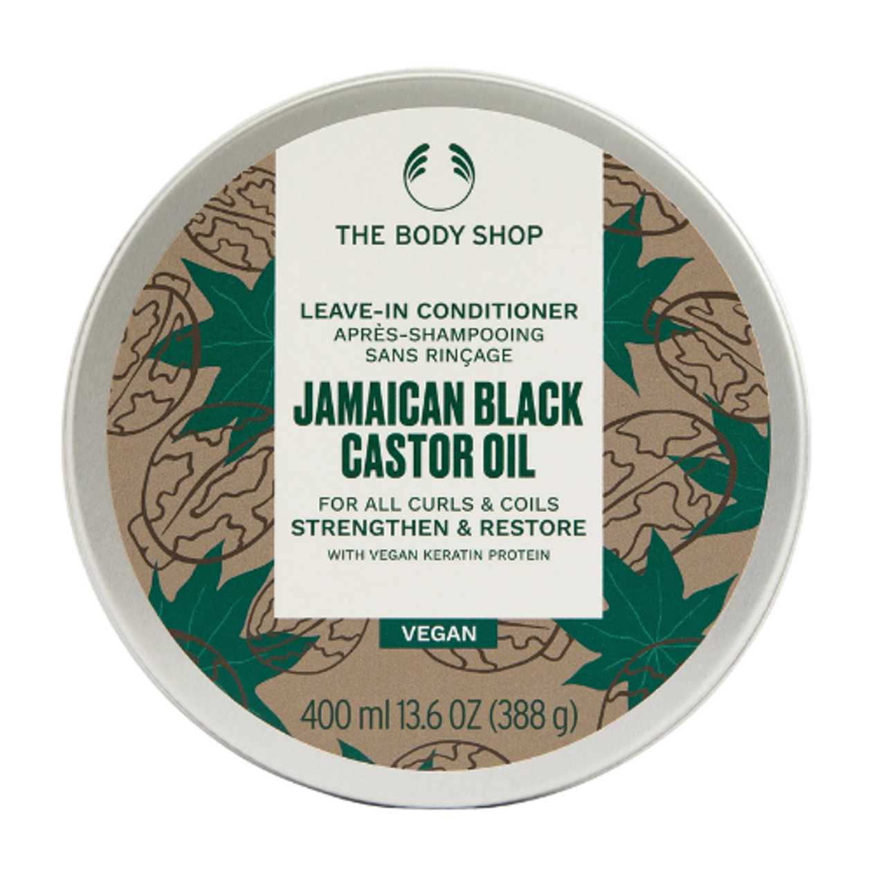 Body Shop - Rinse-Free Conditioner for Curly Hair with Jamaican Black Castor Oil 400ml 26042