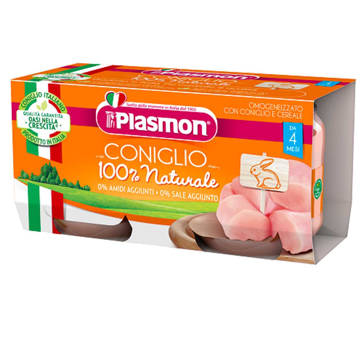 Plasmon - Rabbit Meat Dinner /6 Months+/ 80g 1584 #2
