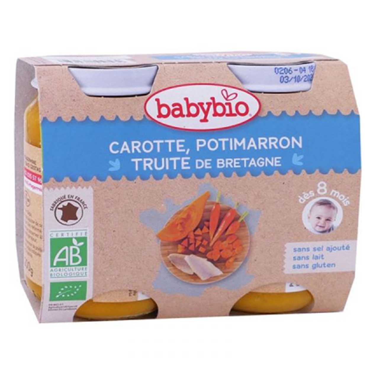 BeibiBio - Lunch Menu "Trout with Vegetable Ragout" /8 months+/ 200g 0569 #2