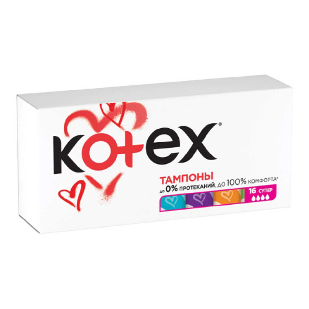 Kotex - Super Tampons /4 Count/ 4572 #16