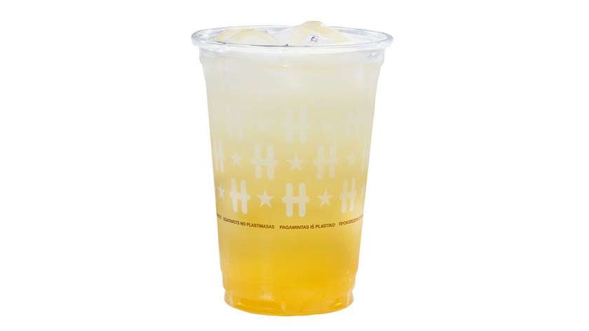 Lemonade with passion fruit taste
