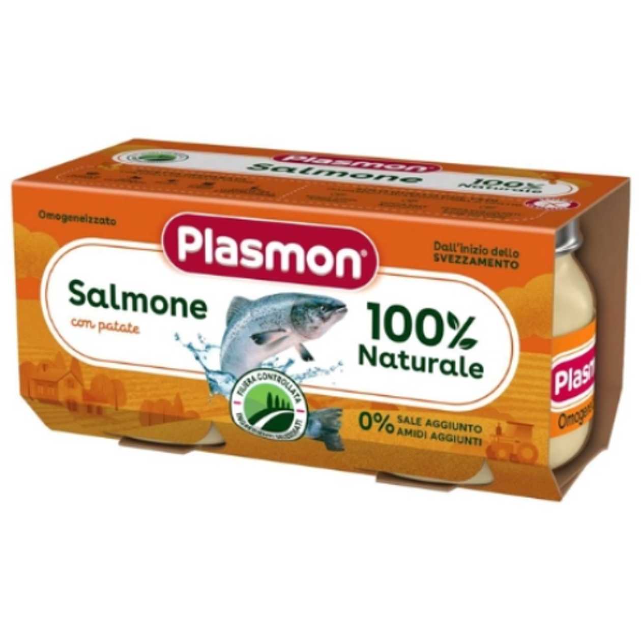 Plasmon - Salmon Dinner with Vegetables /6m+/ 80g 2659 #2