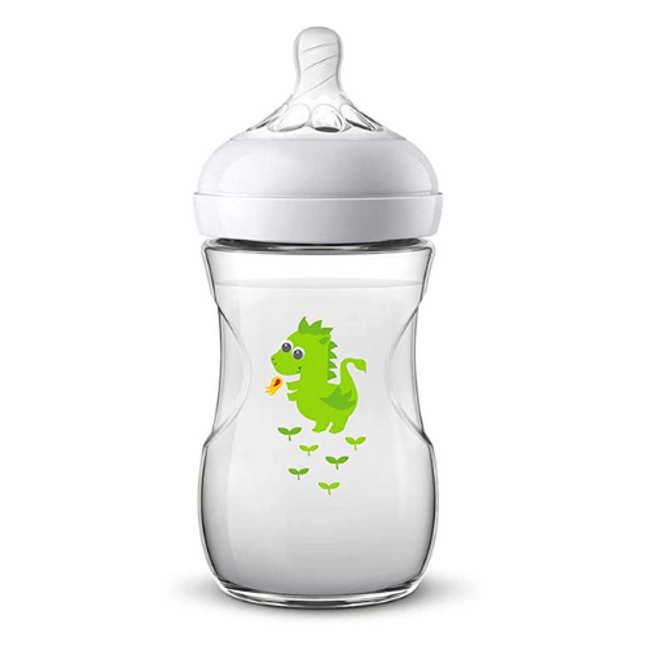 Avent - Natural Plastic Bottle, Dragon /1 Month+/ 260ml 070/24 0074