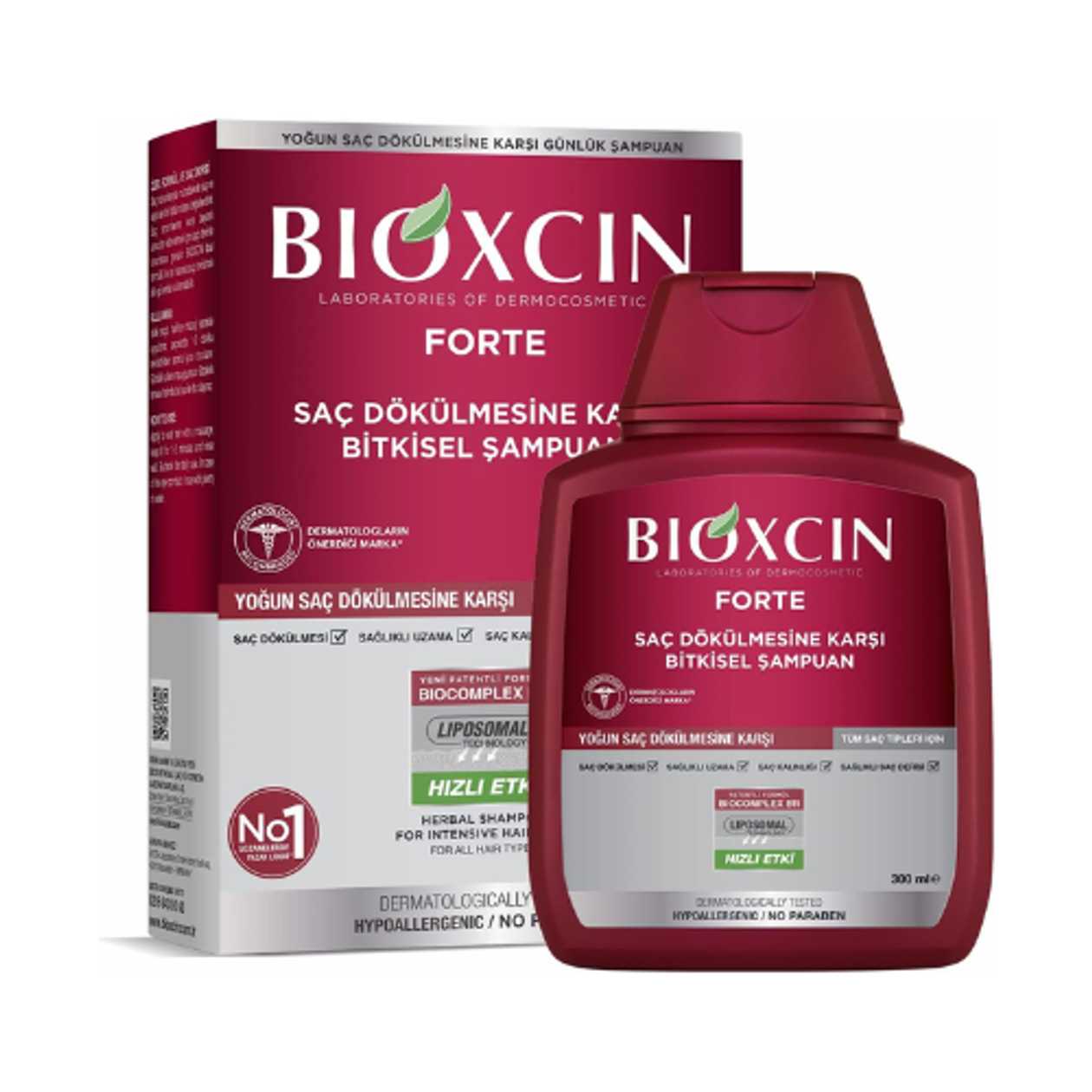 Bioxine - Forte Shampoo for Intensive Hair Loss Prevention for All Hair Types 300ml 0030/7791/1755