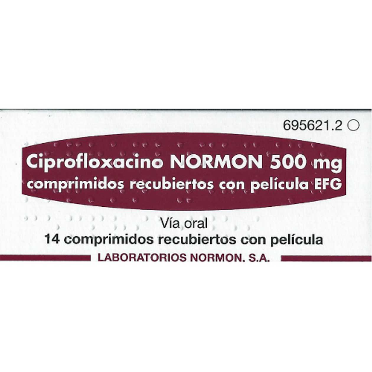 Ciprofloxacin Normon Tablet 500mg #14