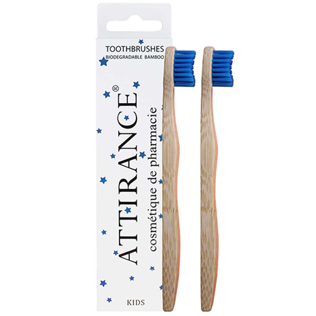 Atiransi - Children's Biodegradable Bamboo Toothbrush Blue 0679 #2