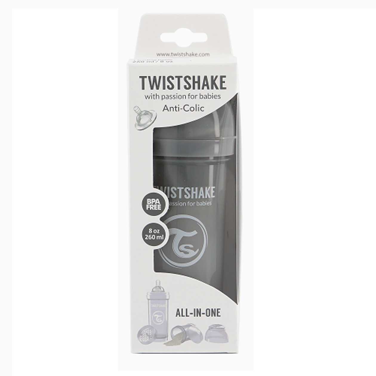 Twist Shake - Anticolic Gray Bottle 260ml 2605