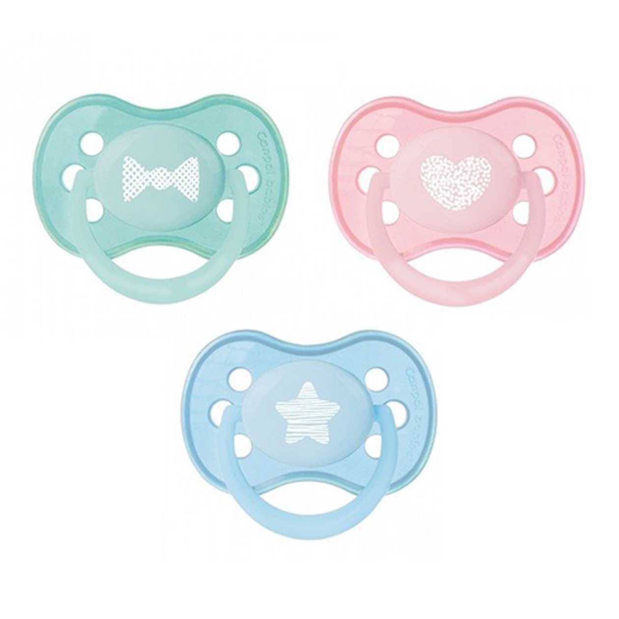 Canpol - Teething Silicone Round Tip Pacifier /0-6m/ 22/422 4220 #1
