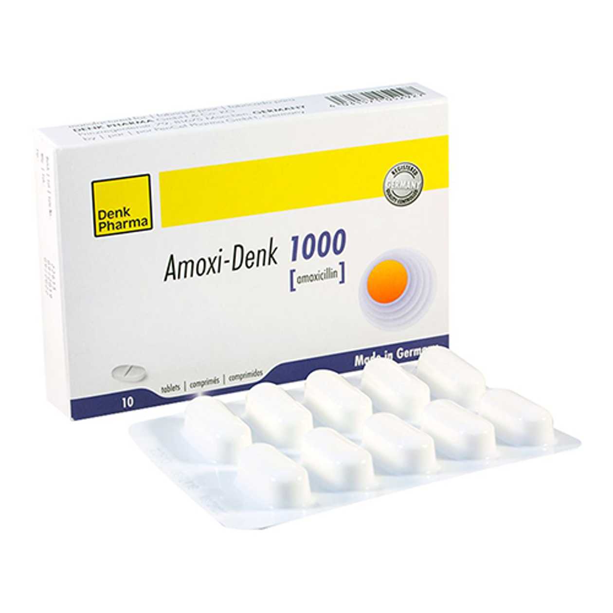 Amoxicillin Denk Tablet 1000mg #10
