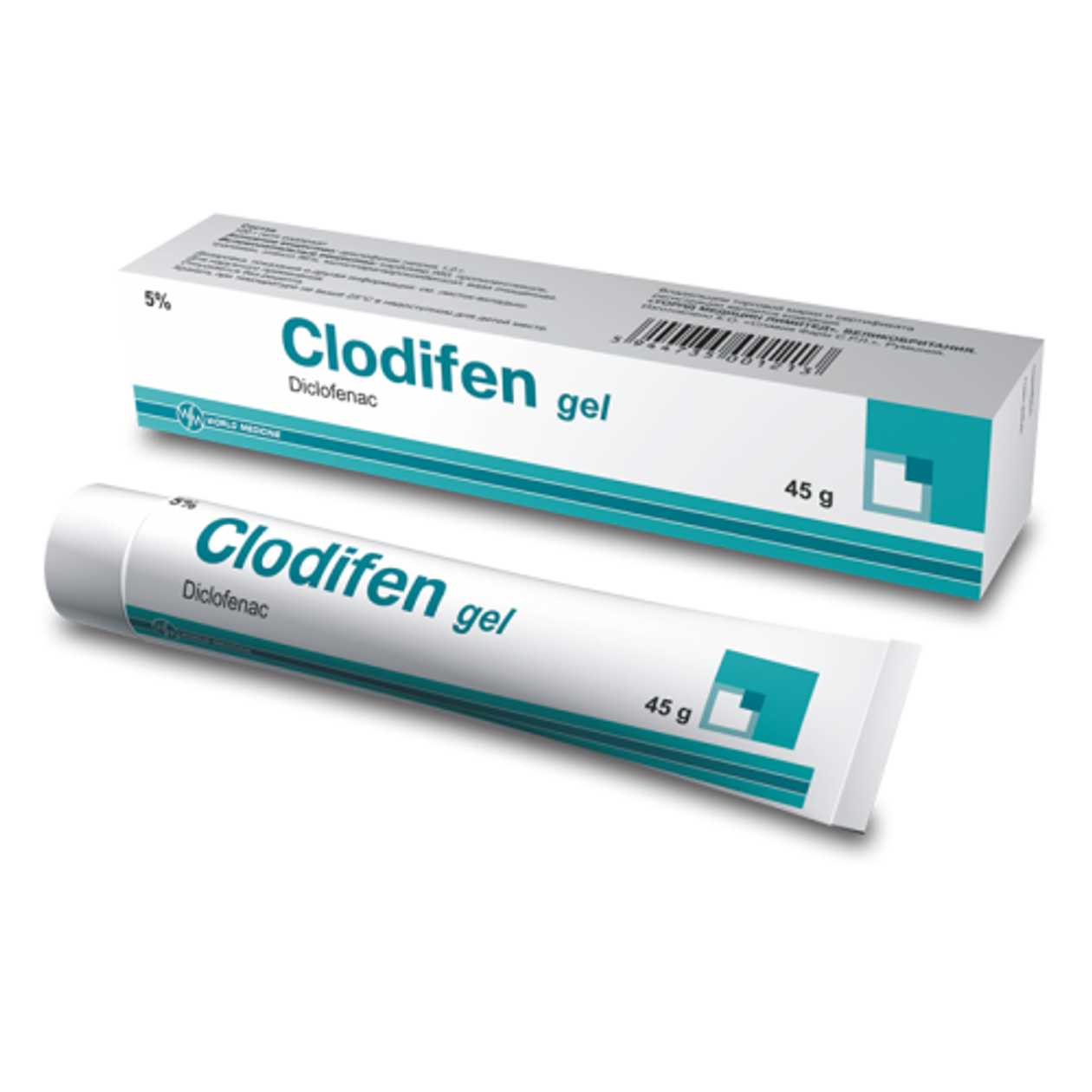Clodifen Gel 5% 45g Tube #1
