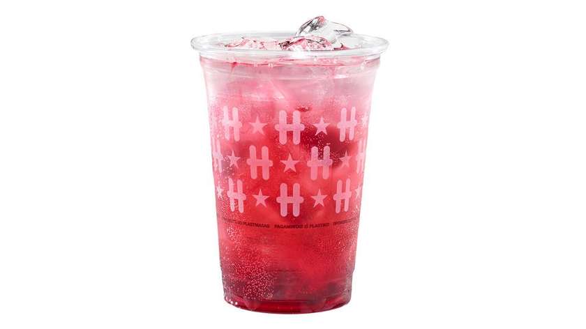 Lemonade with strawberry taste
