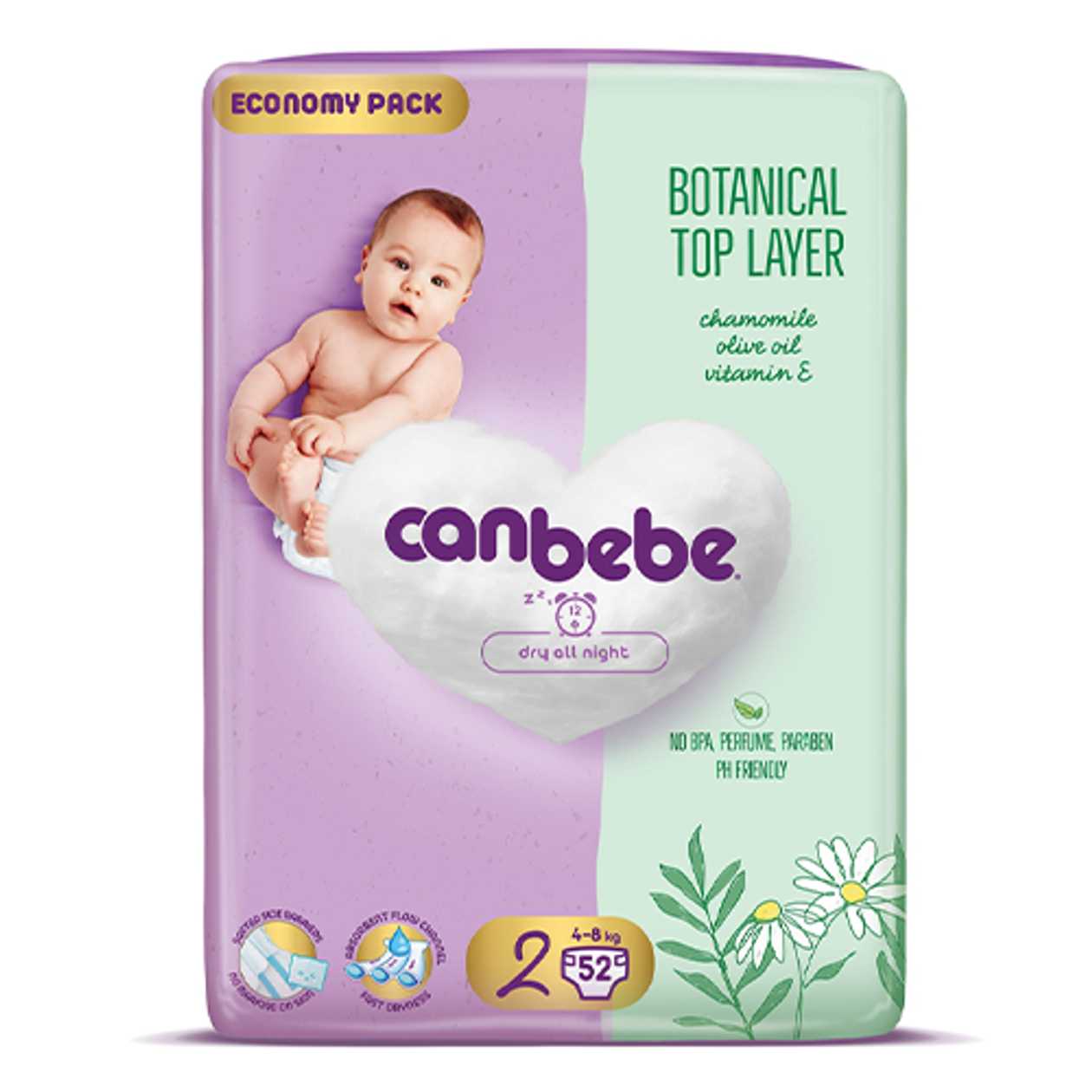 Kanbebe - Baby Diaper Z-2 /4-8kg/ 5222 #52