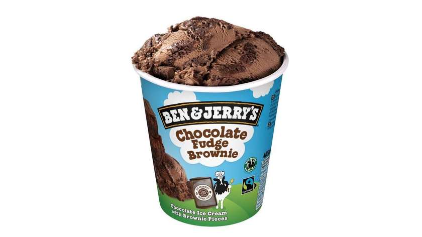 BEN & JERRY’S CHOCOLATE FUDGE BROWNIE 465ML