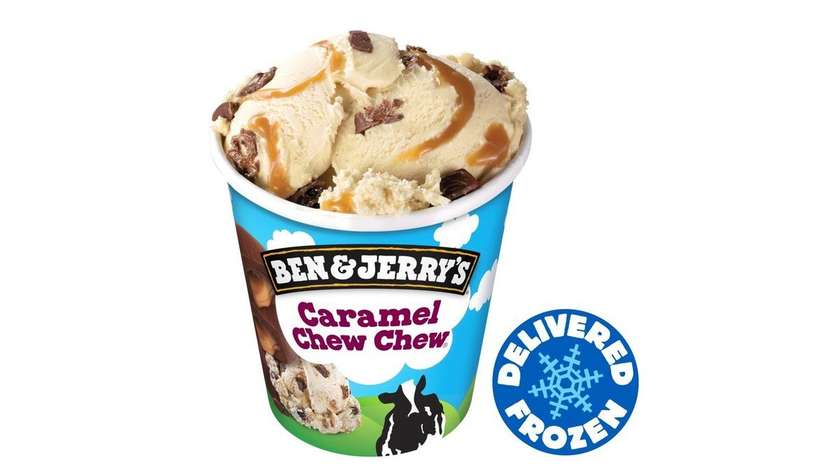 BEN & JERRY’S CARAMEL CHEW CHEW 465 ML