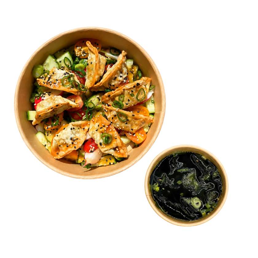 Miso + Gyoza salat