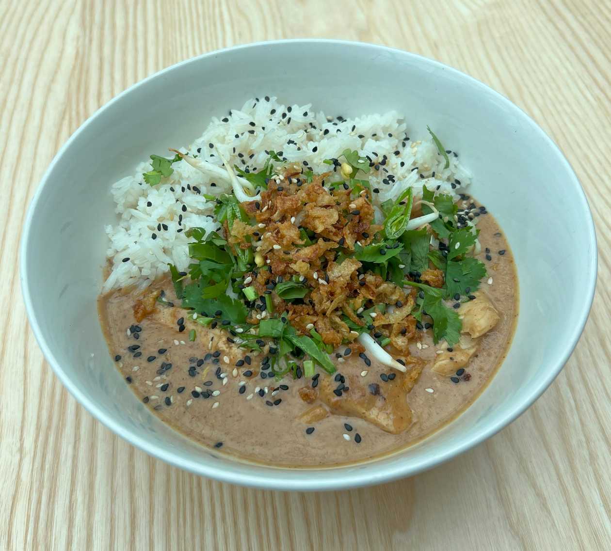 Vegan Tofu with Bumbu Kacang Sauce
