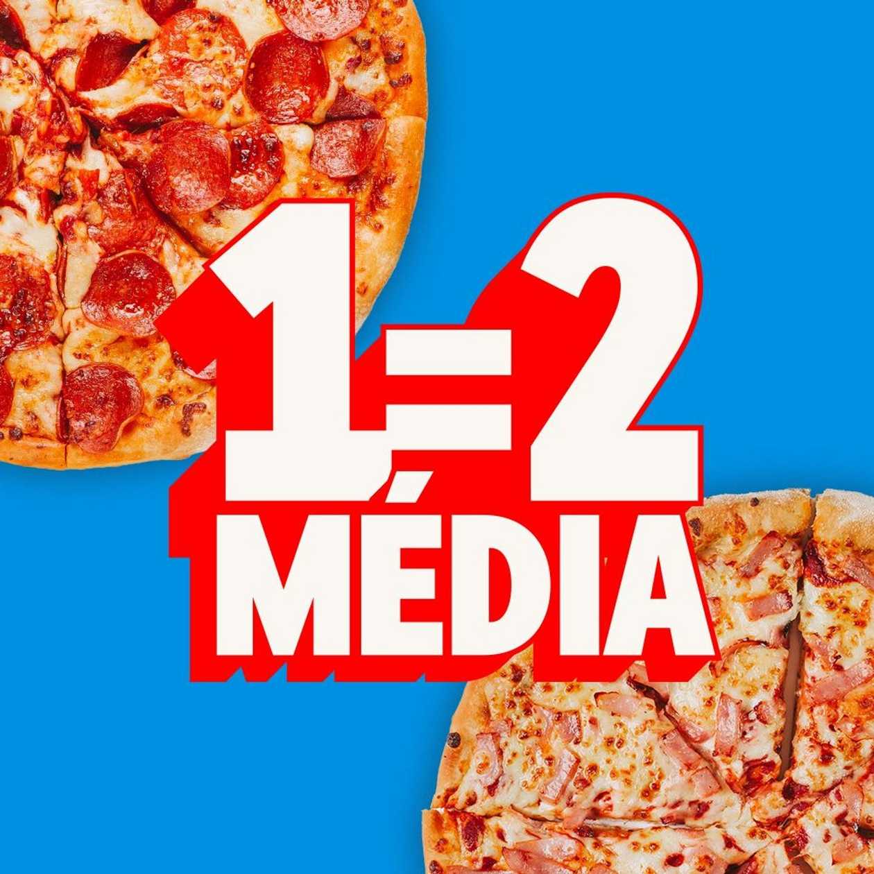2 por 1 Pizzas Médias