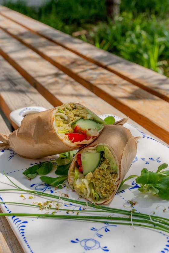 Wrap cu falafel - produs de post