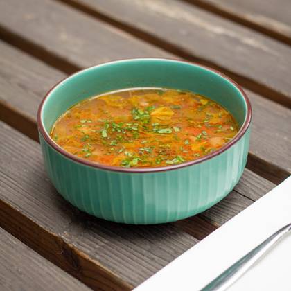 Ciorba de legume cu tofu - produs de post