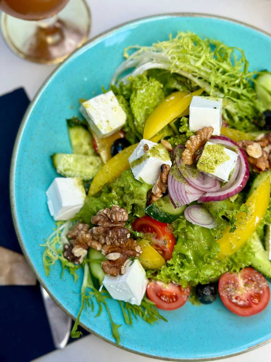 Greek salad with Feta cheese
