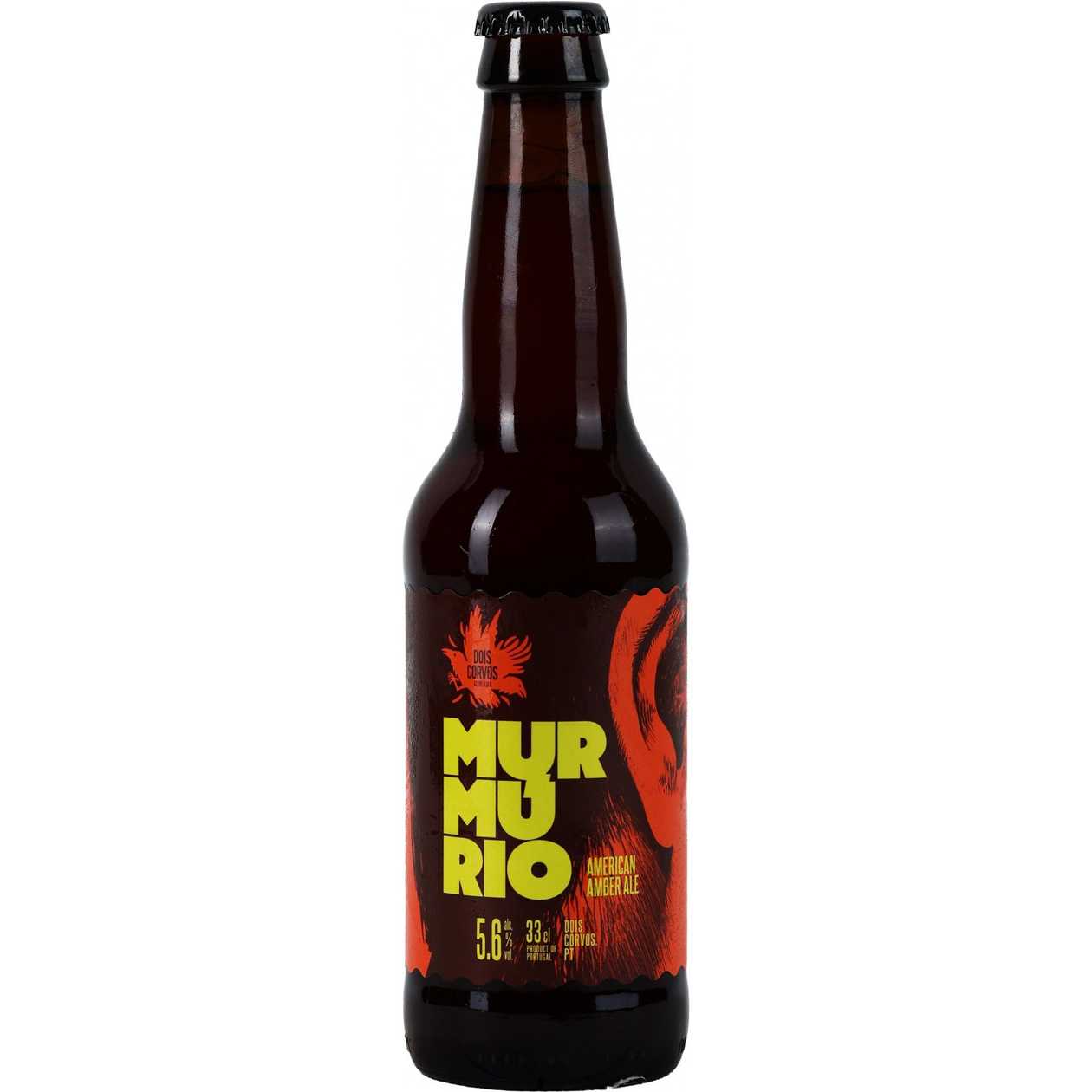 Cerveja Dois Corvos Murmúrio American Amber Ale 33cl