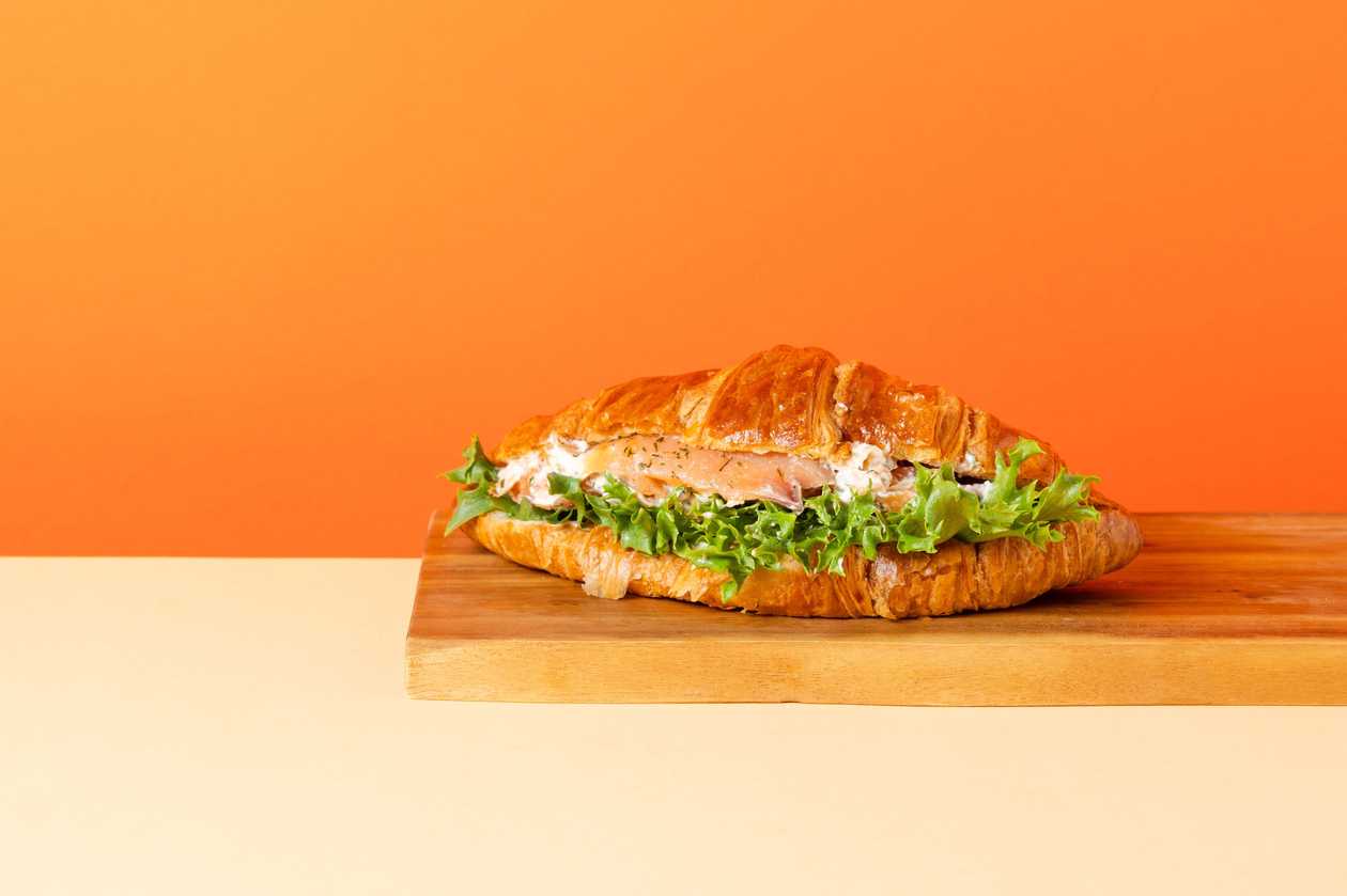 Smoked Salmon and Trout Croissant