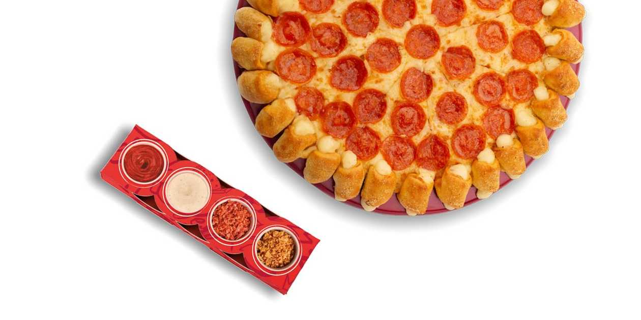 STŘEDNÍ DIP&CRUNCH CHEESY BITES PIZZA