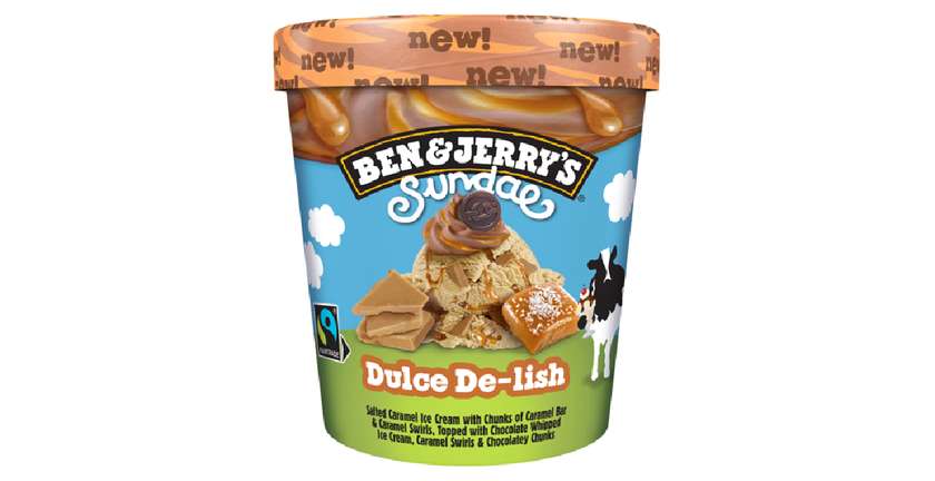BEN & JERRY'S DULCE DE-LISH 465ML