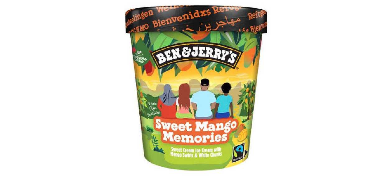 BEN & JERRY'S SWEET MANGO MEMORIES 465ML