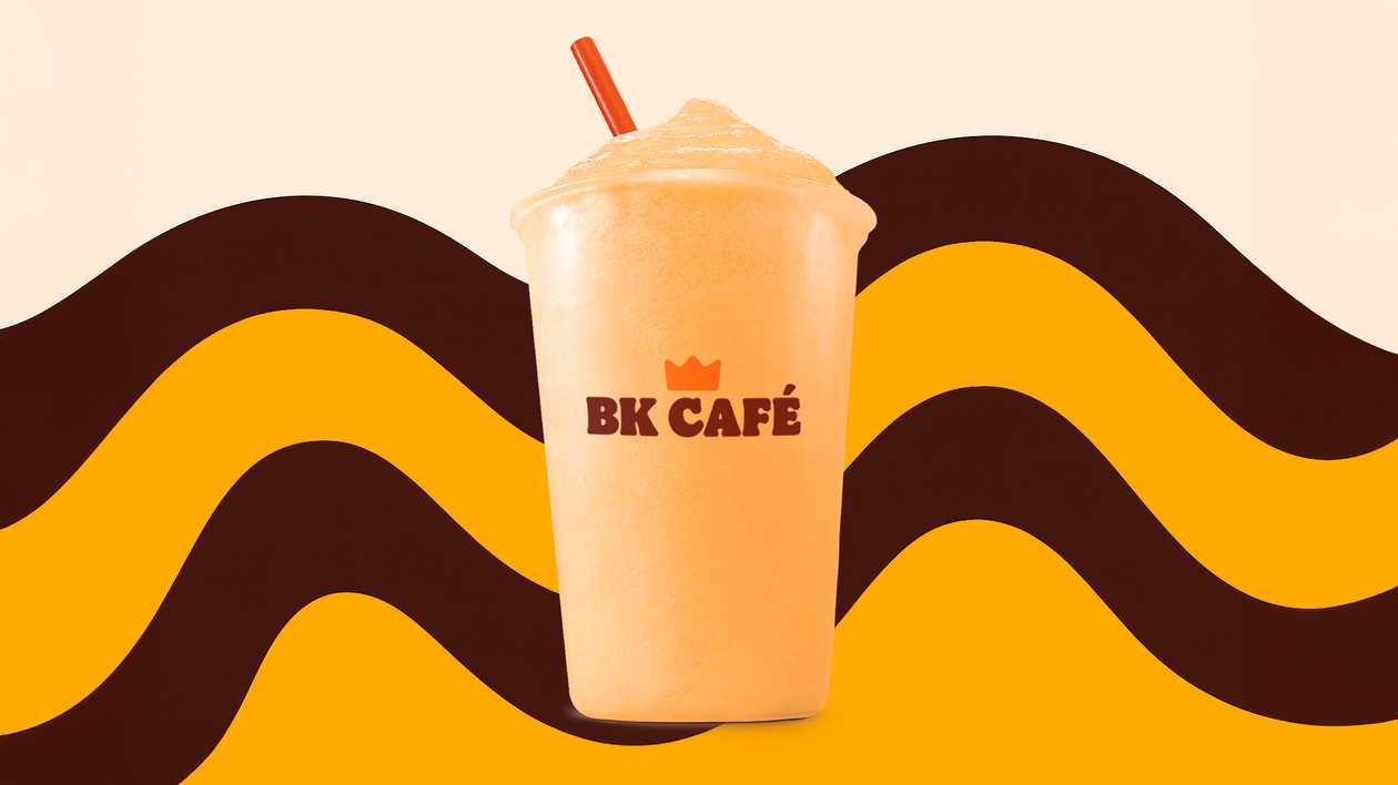Large Peach Frappe