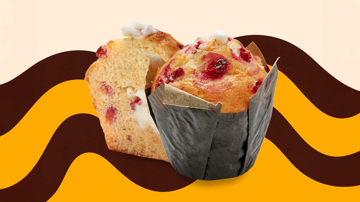 Cranberry & Yoghurt Muffin