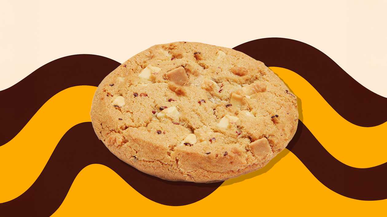 White Chocolate & Raspberry Cookie