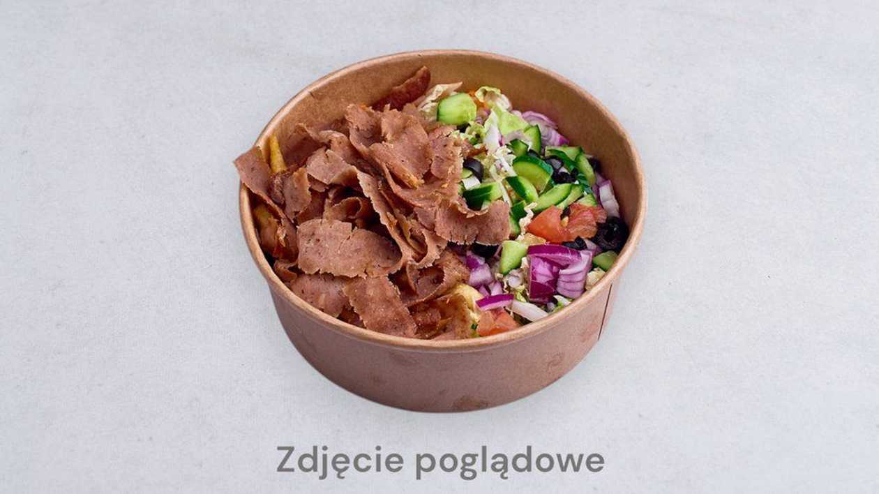 Sałatka z mięsem doner