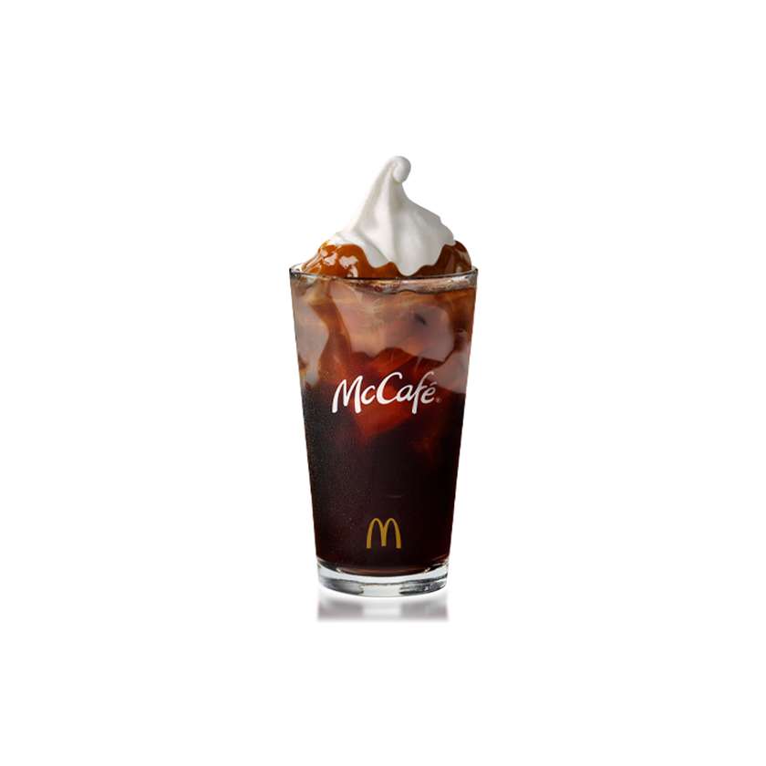Iced Affogato with Caramel
