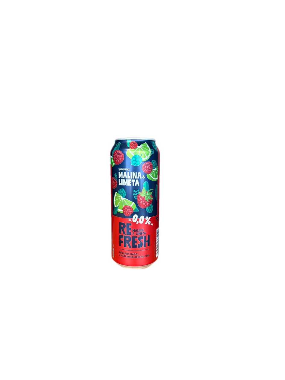 Refresh Malina & Limeta 0,0% 0.5L