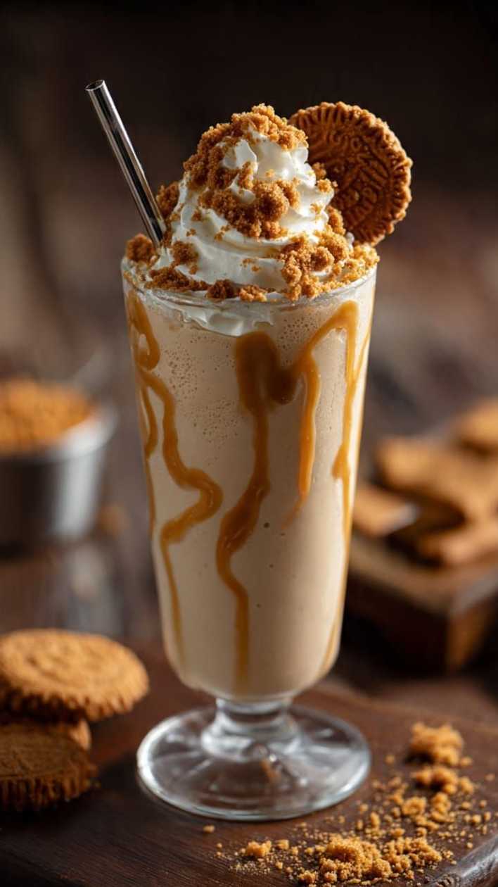 Lotus Ice Cream Milkshake