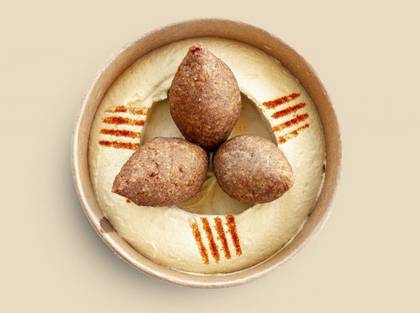 HUMMUS CU KEBBEH