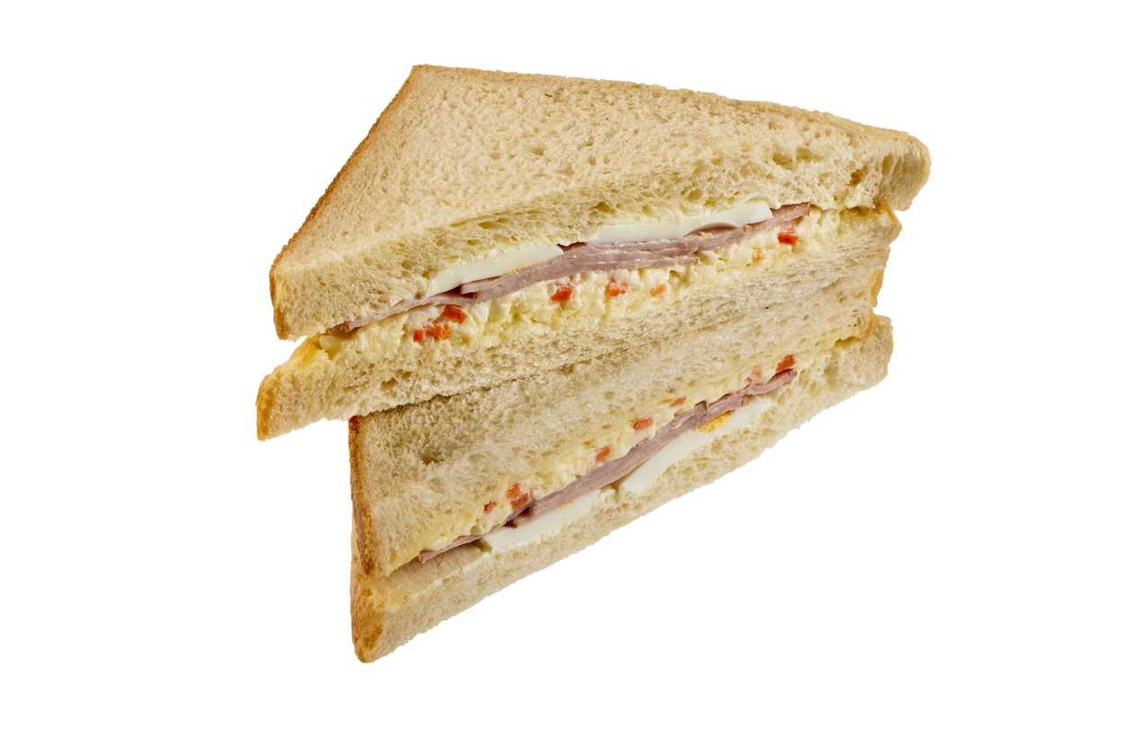 Ham and cheese sandwich