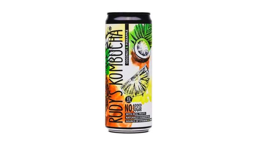 Kombucha RUDY'S Coconut and Pineapple 330ml