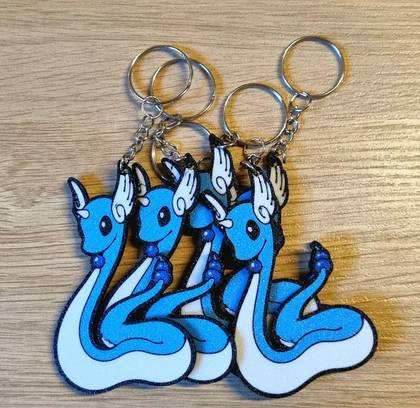 Dragonair Keychain 2D