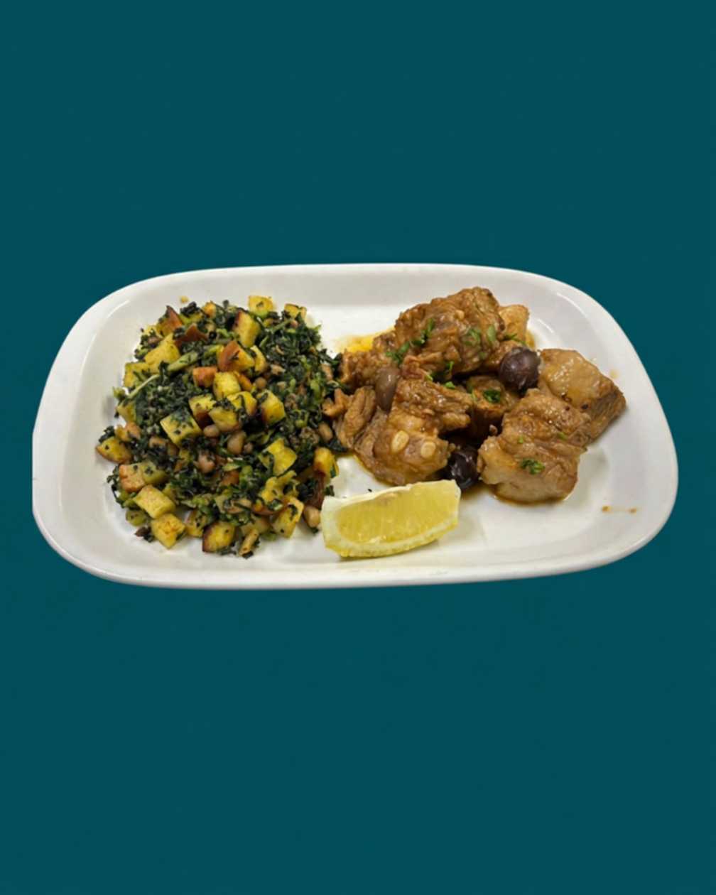 Entrecosto com migas Beirã