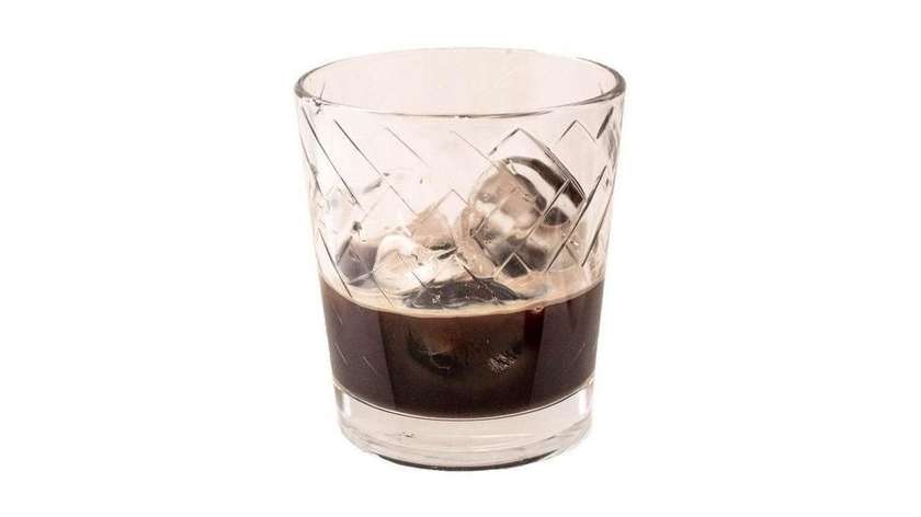 Double espresso with ice