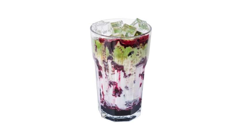 Iced Blueberry Matcha