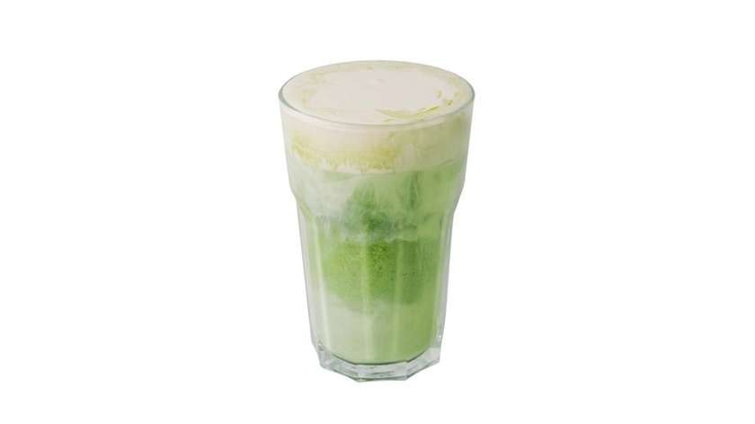 Matcha Latte with CHEESE FOAM